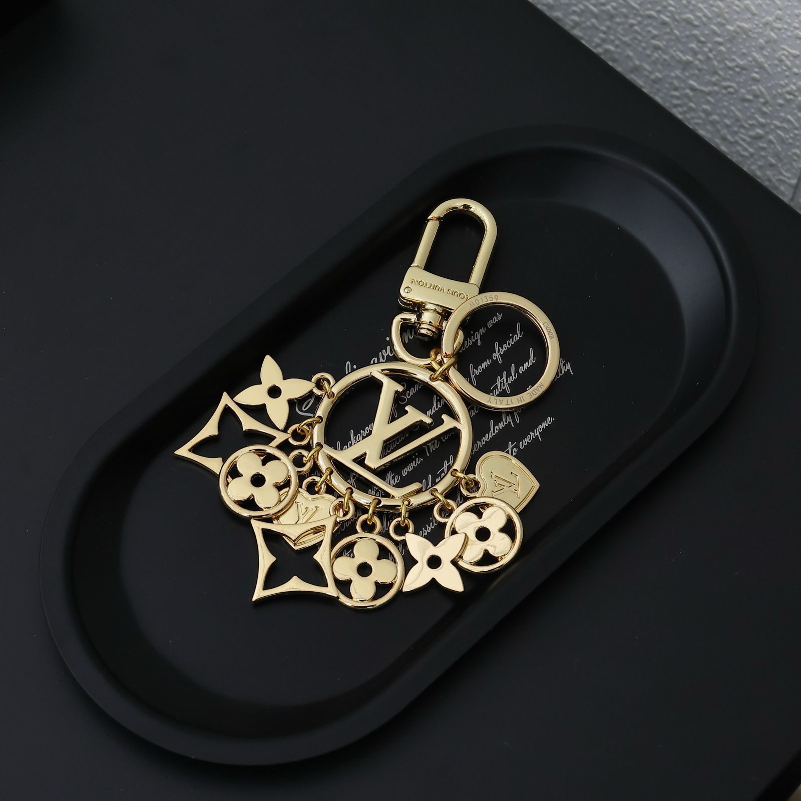 Louis Vuitton   LV  Keychain  GOLD color